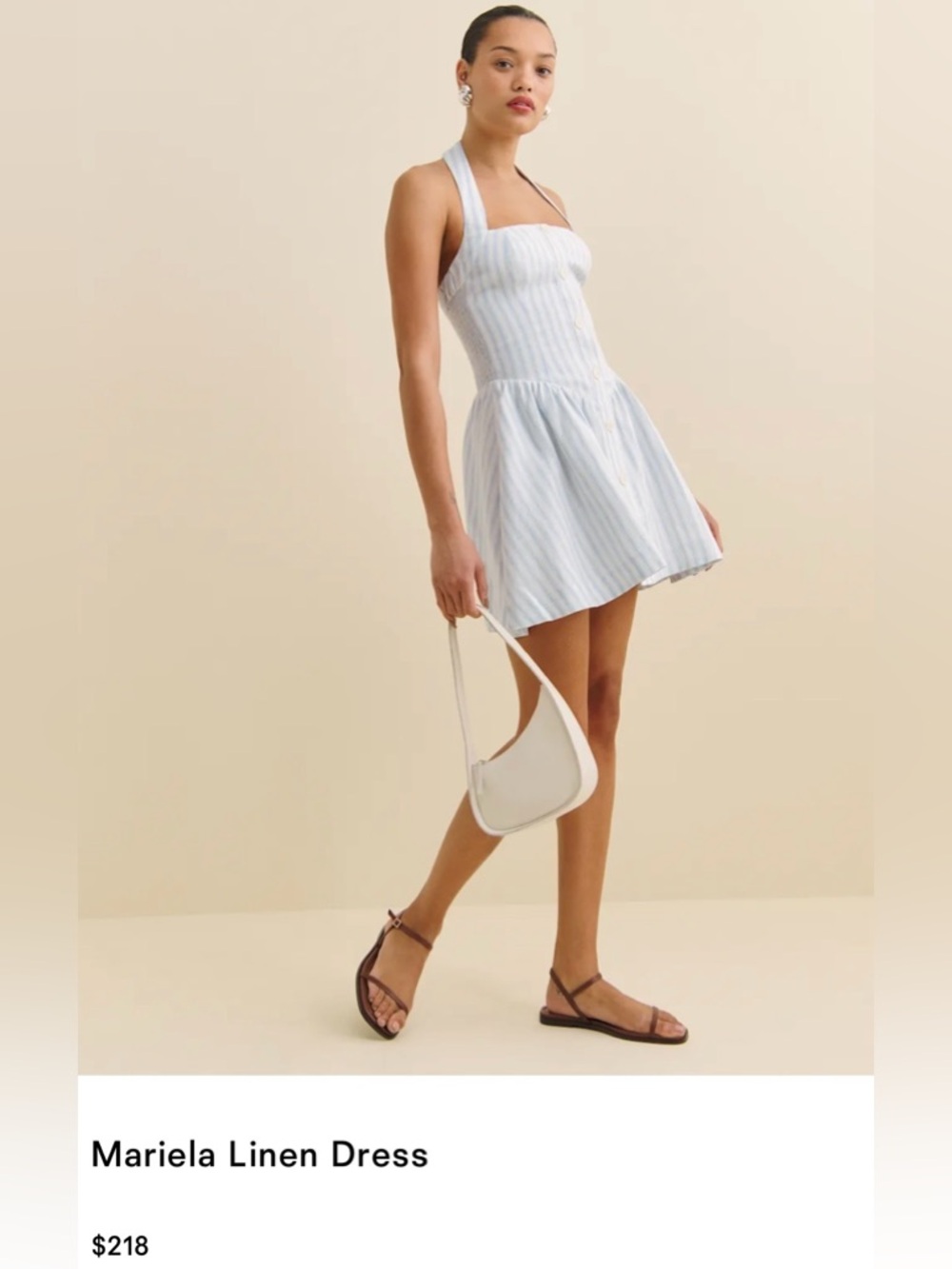 Reformation Mariela Linen Dress